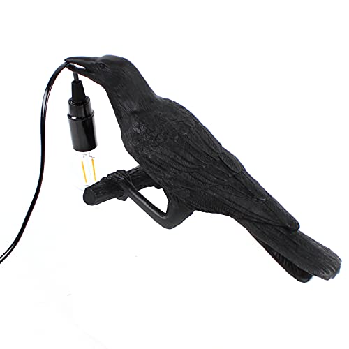 Tfcfl Lucky Bird Wall Light, 110V Resin Material Crow Table Lamp For Living Room, Dining Room, Study Room, Bedroom #TOP4