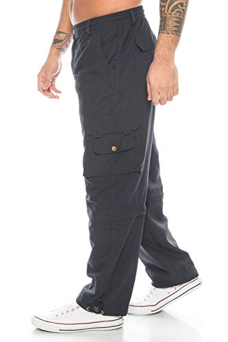Kendindza Relaxed Zipp-Off Cargo-Hose | Ranger-Hose | Vintage Freizeit-Hose | Outdoor-Hose | Zipp-Hose Loose-Fit (Schwarz | Muster 2, XXL) Kendindza Relaxed Zipp-Off Cargo-Hose | Ranger-Hose | Vintage Freizeit-Hose | Outdoor-Hose | Zipp-Hose Loose-Fit (Schwarz | Muster 2, XXL)