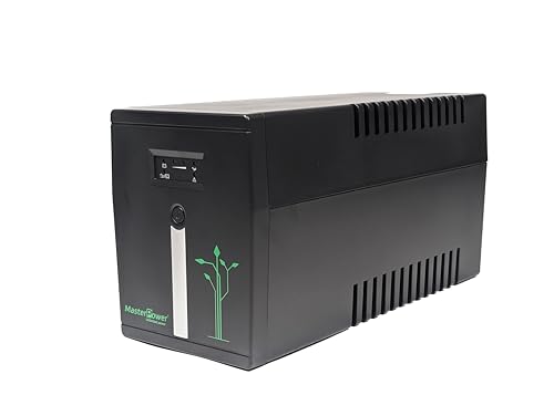 Master U-Power, onduleur (UPS), 2 000 VA, Tension de Sortie constante 1 200 W, 4 Prises Schuko