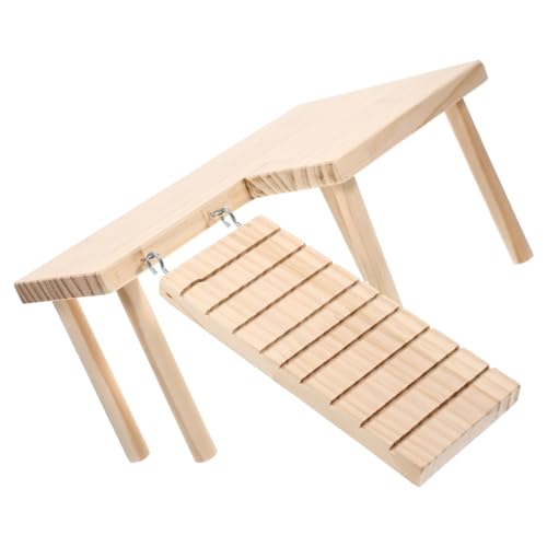 Plateforme d'escalade en bois Alipis pour cage à hamster et cochon d'Inde