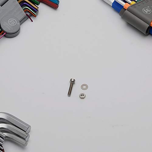 Tornillos de titanio M4 con cabeza hexagonal KEDSM GR5 de 15 mm 5