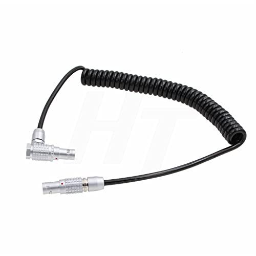 HangTon Timecode Sync Jam Cable for RED ARRI Alexa SXT LF Mini Camera Ambient Nano Lockit Sound Devices 688 Audio Recorder 0B 5 Pin to 5-Pin Right Angle - Image 2