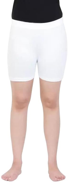 Cotton Blend Cycling Shorts Soft Stretchable Fabric Elastic Waist Inner Comfort Breathable Shorts Lace Edge-image-36