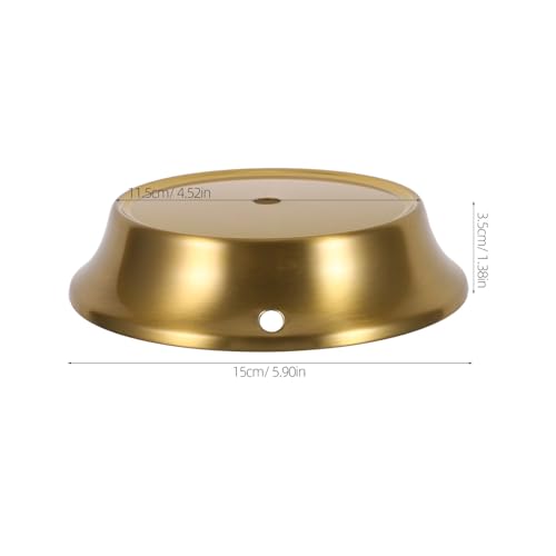 Base de hierro FOMIYES de 155 mm con soporte pesado para evitar caídas en lámparas de mesa 2