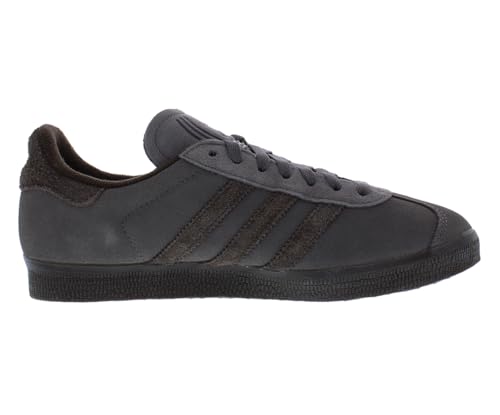 Image of adidas Gazelle Mens Shoes Size 6, Color: Charcoal /Brown