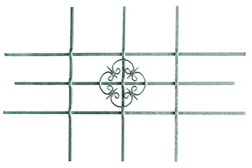 Gah-Alberts Salzburg 553548 Window Grating Hot-Dip Galvanised W 1140 x H 690 mm Can Be Shortened to 590 x 390 mm