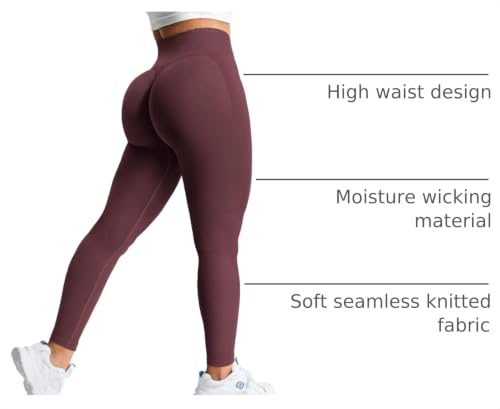 Image of YEOREO Boost Amplify Leggings for Women Seamless Scrunch Leggings | High Waist, Scrunch, Yoga, Athletic