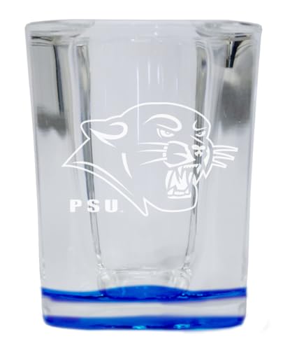 Vaso shot cuadrado 2 oz base azul Plymouth State University