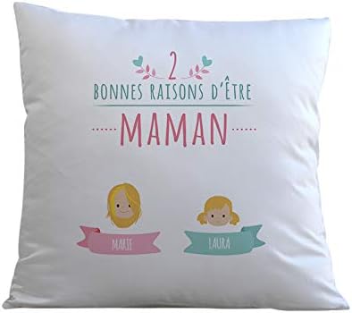 Coussin Personnalisable Les Bonnes Raisons D Etre Une Maman Family Circus Coussin Moelleux 40 X 40 Cm Cadeau Fete Des Meres Amazon Fr Cuisine Et Maison