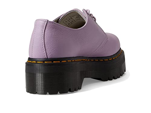 Image of Dr. Martens Womens 1461 Quad Smooth Leather Platform Shoes