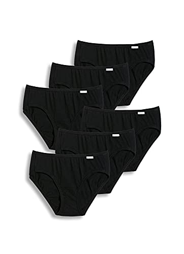 Jockey Women's Underwear Elance Bikini - 6 Pack, Black, 5