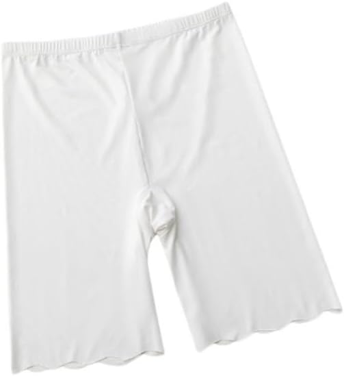 Safety Pant Women's Large Size Long Five-Piece Ice Silk Base Short Pants