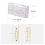 Newhouse Hardware Hardwired Chime Kit with 16-Volt/30VA Transformer and Surface-Mount White Button - Image 2