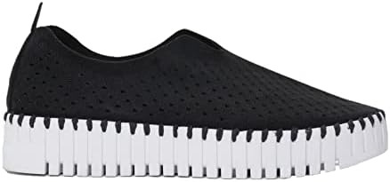 ILSE JACOBSEN HORNBÆK Women’s Tulip 3373|Platform| Slip-On | Low Top| Black | 9 M US | Image 2