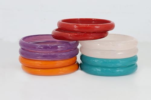 Image of NMII Glass Bangles Set for Women & Girls
