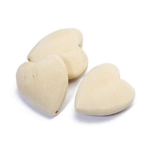 14 Perles De Bois Plates Créalia 25 à 40 Mm - L'Univers De La Perle