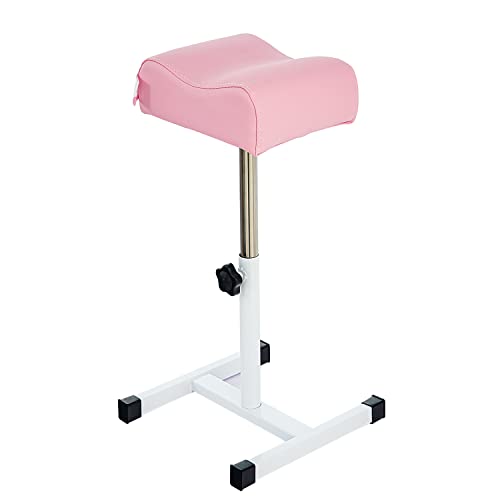 Image of Pedicure Manicure Footrest Adjustable Height Stand Beauty SPA Salon Nail Care Pink