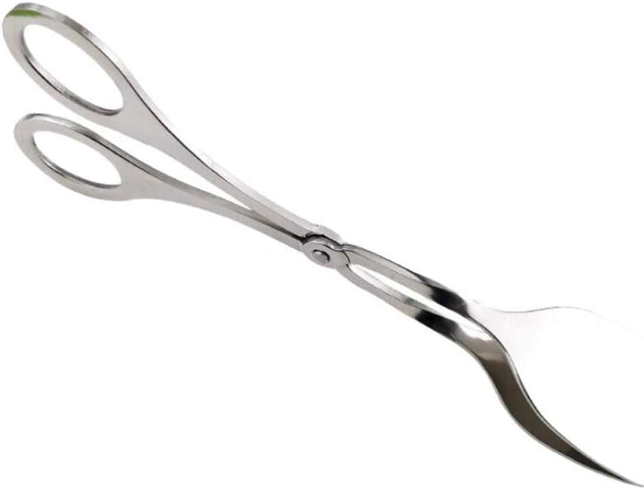 Pinzas para servir, pinzas de acero inoxidable para uso práctico en cocina y buffet, abrazadera versátil para alimentos