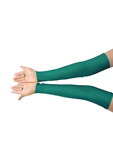 Stretchy Spandex Fingerless Over Elbow Cosplay Catsuit Opera Long Gloves Girls' Boys' Adults'2