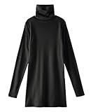 ウォームコアコットン 綿100% ロング丈タートルネック長袖インナー BNV0225E0002