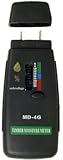 Sinometer MD-4G Wood Moisture Meter - To Measure the Percentage of Water in Given Substance (Wood, Sheetrock, Carpets and More) (Range 6% - 24% RH)