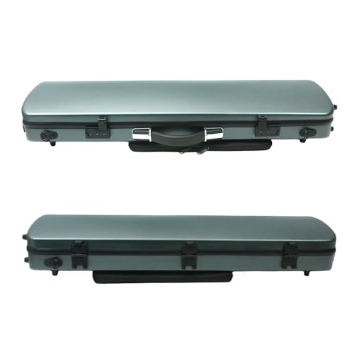 Vetimobato 4/4 Full-Size Carbon Fiber Violin Case – Lightweight Hard Shell Travel Case with Removable Music Bag,Combination Lock,4 Bow Holders – Waterproof, Anti-Scratch Protection (Blackish Green) by Vetimobato - Image 9