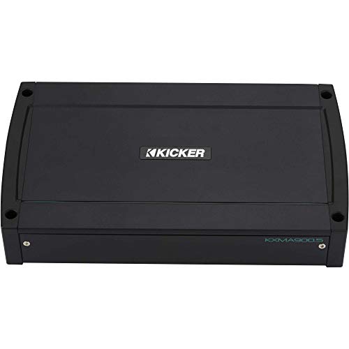 KICKER KXMA900.5 4x125w 4-Ch Full-Range Class D Amp w/400w Class D Sub Ch; RoHS Compliant