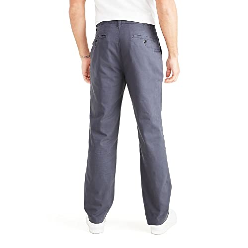 Dockers Men's Straight Fit Perfect Chino Pant, Maritime Blue (Waterless), 32W x 30L - Image 5