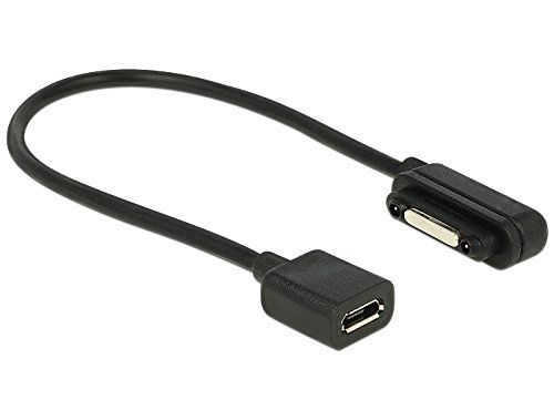 Preisvergleich Produktbild DeLock Ladekabel USB Micro-B Buchse > Sony Magnetanschluss 15 cm