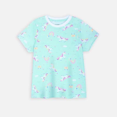 Image of Nap Chief Kids Cotton Night Suit for Boys & Girls, Tshirt & Pyjama Set for Sleepwear