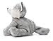 The Petting Zoo Wolf Stuffed Animal, Gifts for Kids, Wild Onez Zoo Animals, Grey Wolf Plush Toy 9 inches
