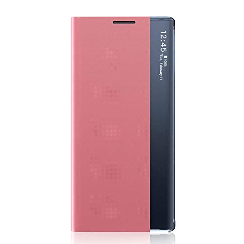 Case for Galaxy-Note-20-ultra [Kickstand Feature] Luxury-PU-Leather S-View Case Flip Cover with Cover Clear View Standing Cover Flip (2)