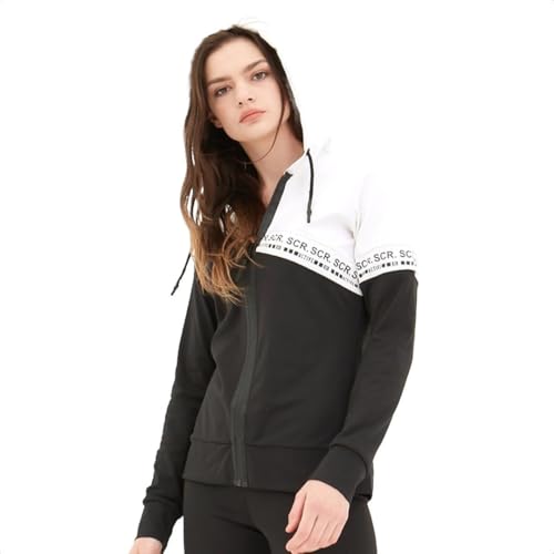 Sweat à capuche femme zippé vêtement sport SCR. Wear Dara