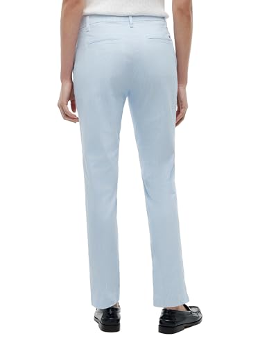 Image of Tommy Hilfiger Women's Twill Slim Chino Pants with Stretch Mid Rise Ankle Pants