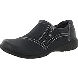 Clarks Women's Carleigh Ray Oxford, Navy Nubuck, 9