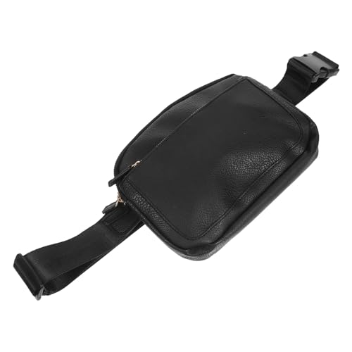 Toddmomy Adjustable PU Waist Bag for Women Stylish Outdoor Mobile Pouch with Spacious Interior for Travel Shopping and Daily Use Lightweight Crossbody Fanny Pack with Sturdy Accessories