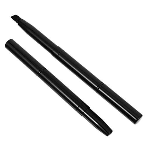 Angoily 2pcs Professional Eyebrow Brush Portable Double-ended Angled Brow Brush Made of Safe for Cleaning for Daily Makeup