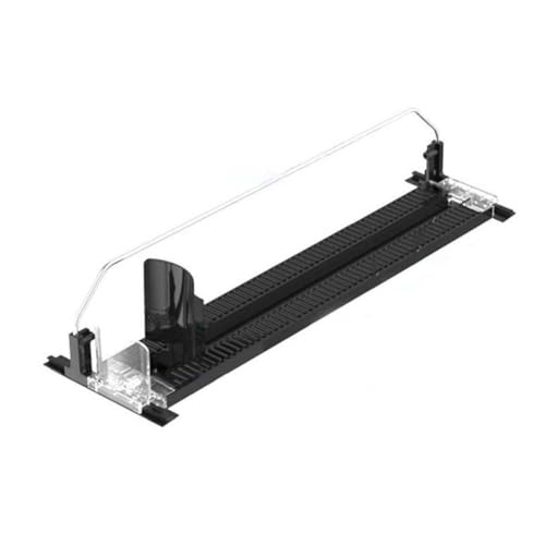 Homeponnew Distributore di lattine a pressione per frigorifero, scaffale per birra in ABS con scivolo auto-rifornimento per supermercati, negozi di alimentari, stoccaggio casa e feste 380-390 mm