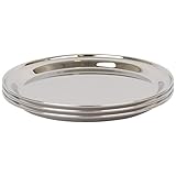 Durable et durable : fabriqué en acier inoxydable élégant, ce plateau est conçu pour la performance et la durabilité, ce qui le rend idéal pour les buffets, les réceptions, les banquets et les événements de restauration, garantissant une fiabilité pour toutes les occasions.