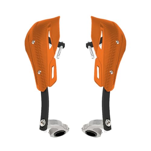 Honseadek Motorrad-Lenker-Handschützer für Geländefahrten, variabler Durchmesser, Anti-Fall-Windschutzscheibenstreifen, kompatibel mit den meisten Motorrädern, ABS-Schutz-Handschutz-Set (Farbe