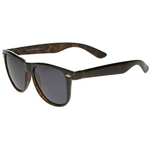 zeroUV Large Oversize Classic Dark Tinted Lens Horn Rimmed Sunglasses 55mm3