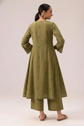 Image of ANNI DESIGNER Viscose Blend Kurta for Women | Kurti Set Woman | Kurta with Palazzo | A Line Printed Co Ord Outfit | Cord Ethnic Suit | Indian Office Party Traditional Clothing Fashion Premium Look