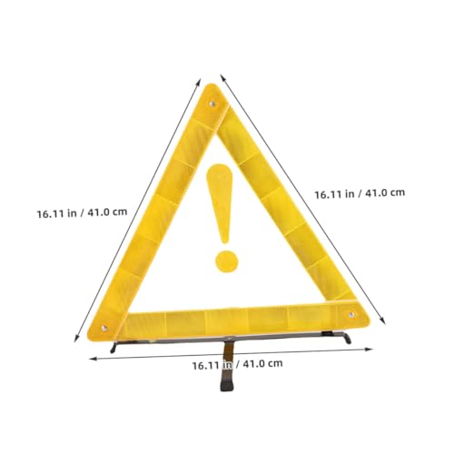 Triángulo reflectante plegable para seguridad vial miniatura 2