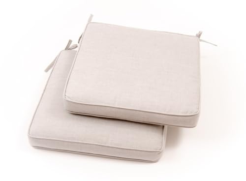 Patio Chair Cushion (Set of 2) - Square Indoor/Outdoor Furniture