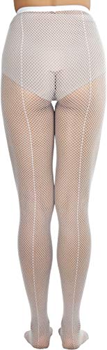 Image of ToBeInStyle Women's Fishnet Backseam Pantyhose W /Elastic Waistband