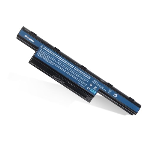 Chinoket AS10D31 56wh/5200mAh Batterie d'ordinateur Portable pour Acer AS10D3E AS10D41 AS10D51 AS10D61 AS10D71 AS10D73 AS10D75 AS10D81 Emachine série/TravelMate série