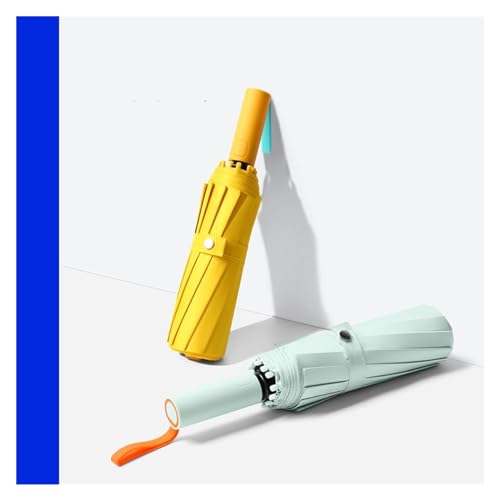 RENEESME Umbrellas For Rain 72 Rib Automatic Parasol Large Sunny Umbrella Folding Parasol Strong Umbrella For Wind And Rain(A)