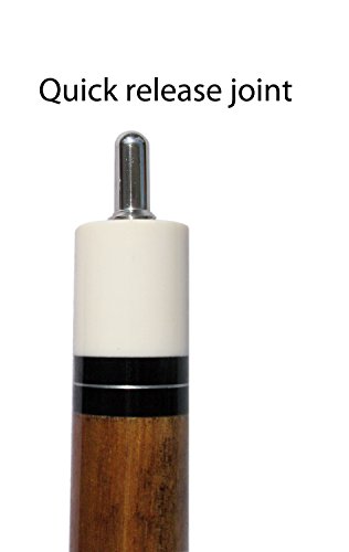 Champion Gator Gn-932B Natural Wooden Maple Cue Stick 21 Oz, White Or Black Hard Case, Billiards Glove #TOP6