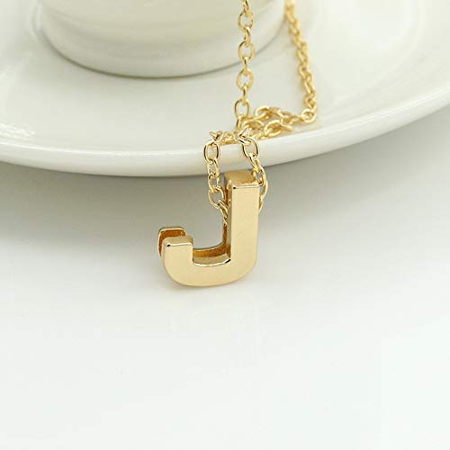 MENGZHEN - Colgante de aleación con forma de letra clásica para crear combinaciones creativas de collares, para mujer, delete, 46cm + 5cm