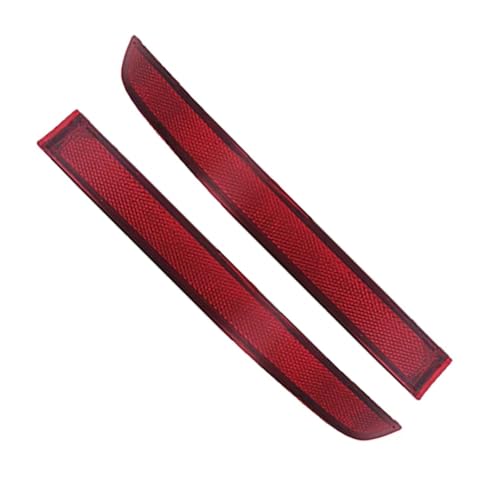 Réflecteur de pare-chocs arrière gauche droite pour VW compatible de 2006 à 2010 rouge